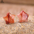 Natural Stone Star Stud Earrings